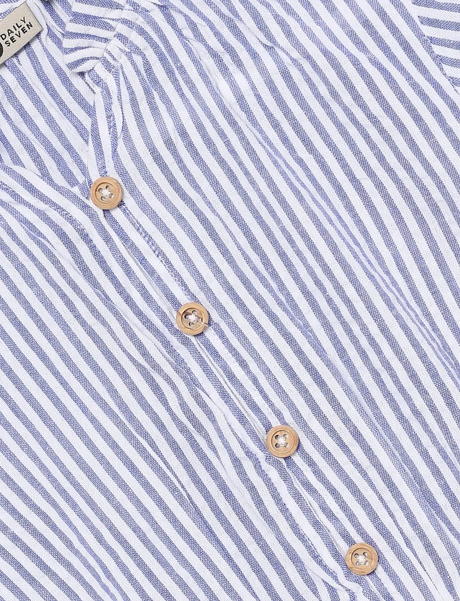 Daily 7 - Dress Stripe Ruffle - robes décontractées à manches courtes - lolite - 5
