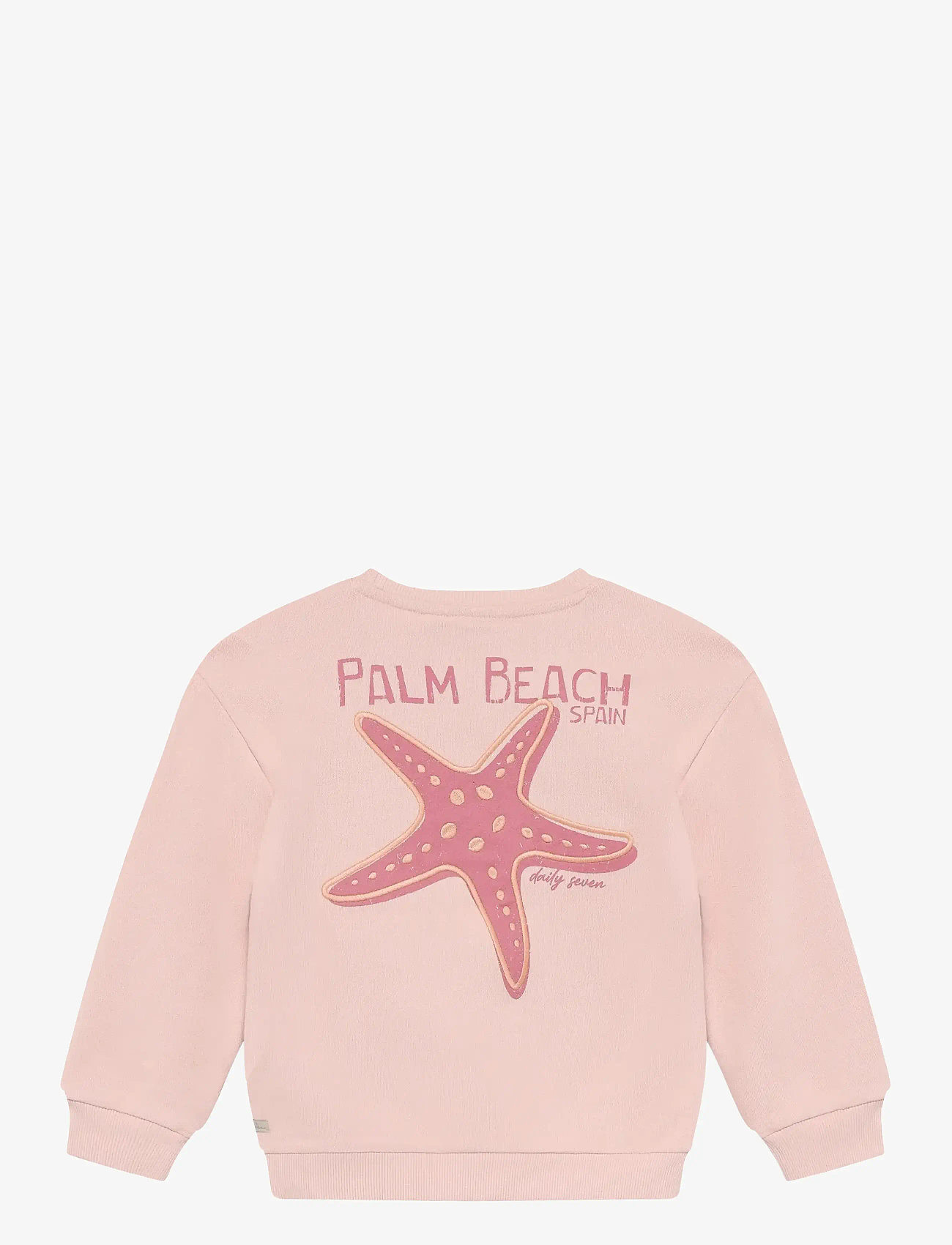 Daily 7 - Sweater Backprint - sweatshirts - silver pink - 2