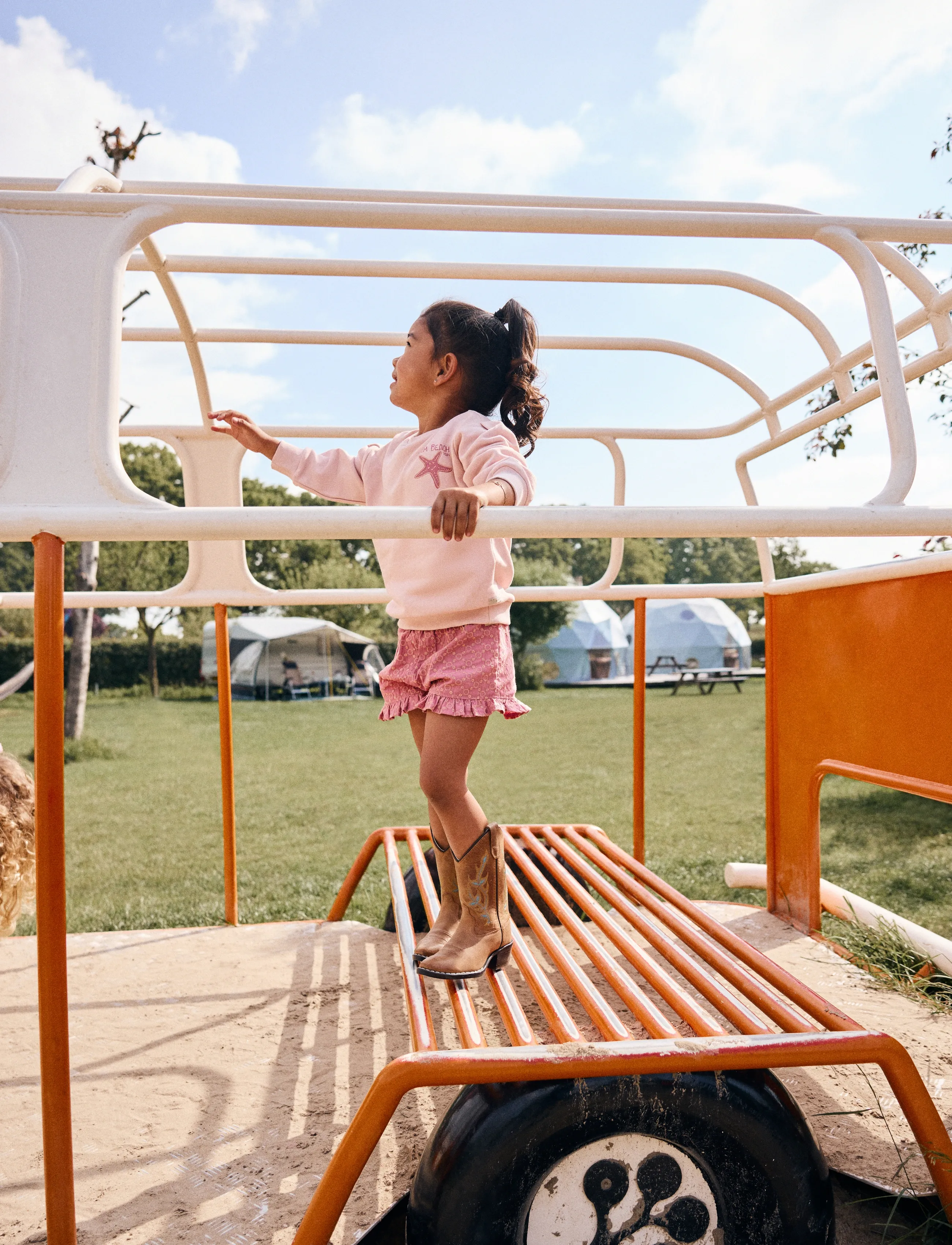 Daily 7 Sweater Backprint - Sweatshirts - SILVER PINK / pink/rose