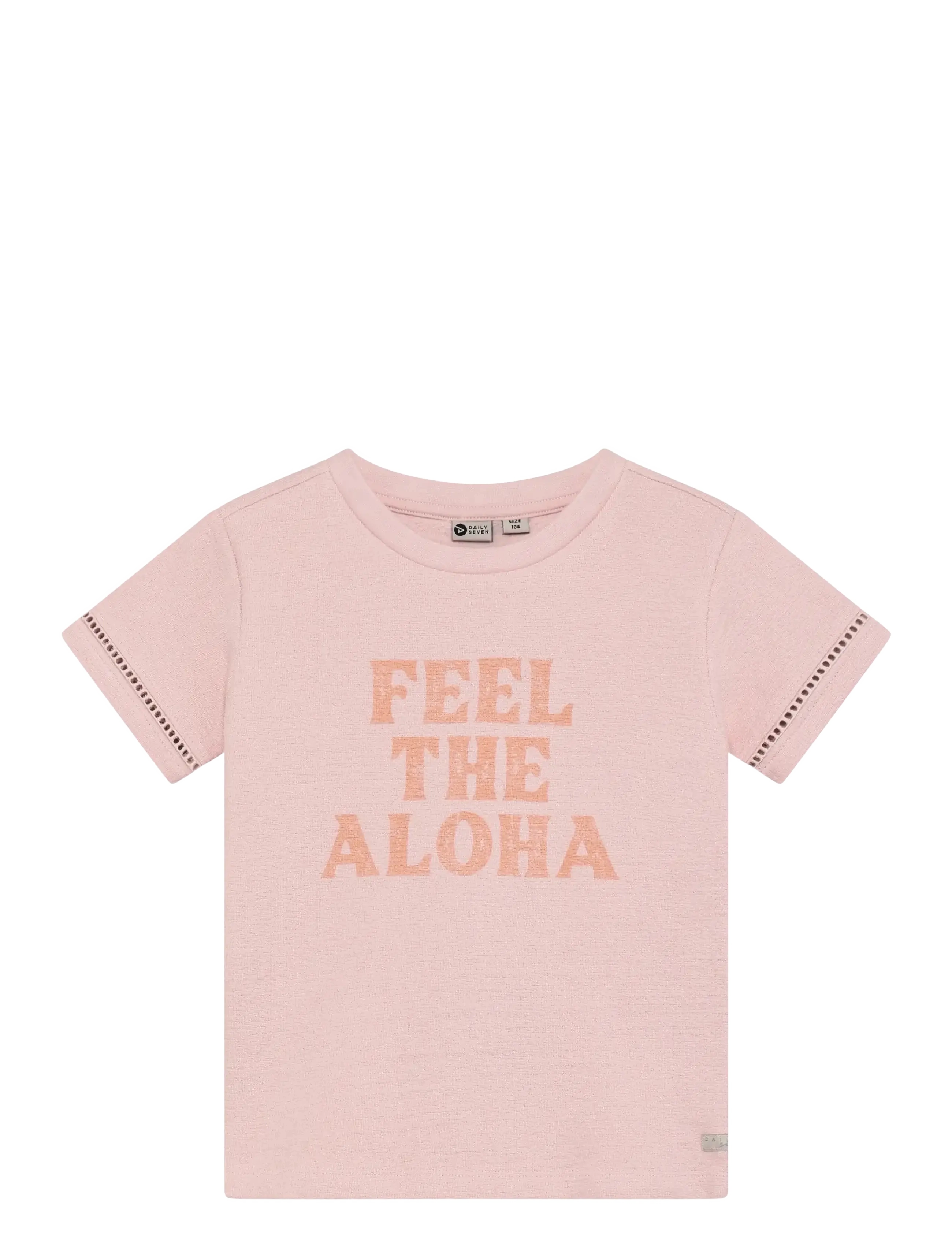 Daily 7 T-shirt Artwork - Daily 7 - SILVER PINK / pink/rose