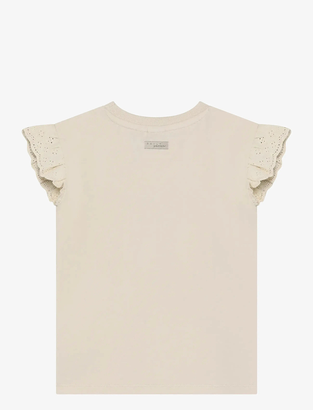 Daily 7 - T-shirt Broderie - kortærmede t-shirts - sandshell - 1