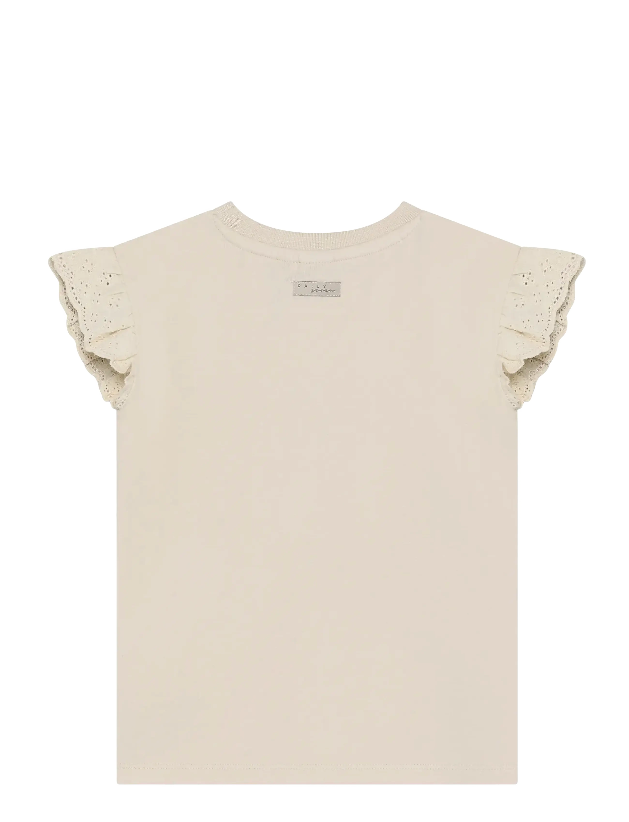 Daily 7 - T-shirt Broderie - lühikeste varrukatega t-särgid - sandshell - 1