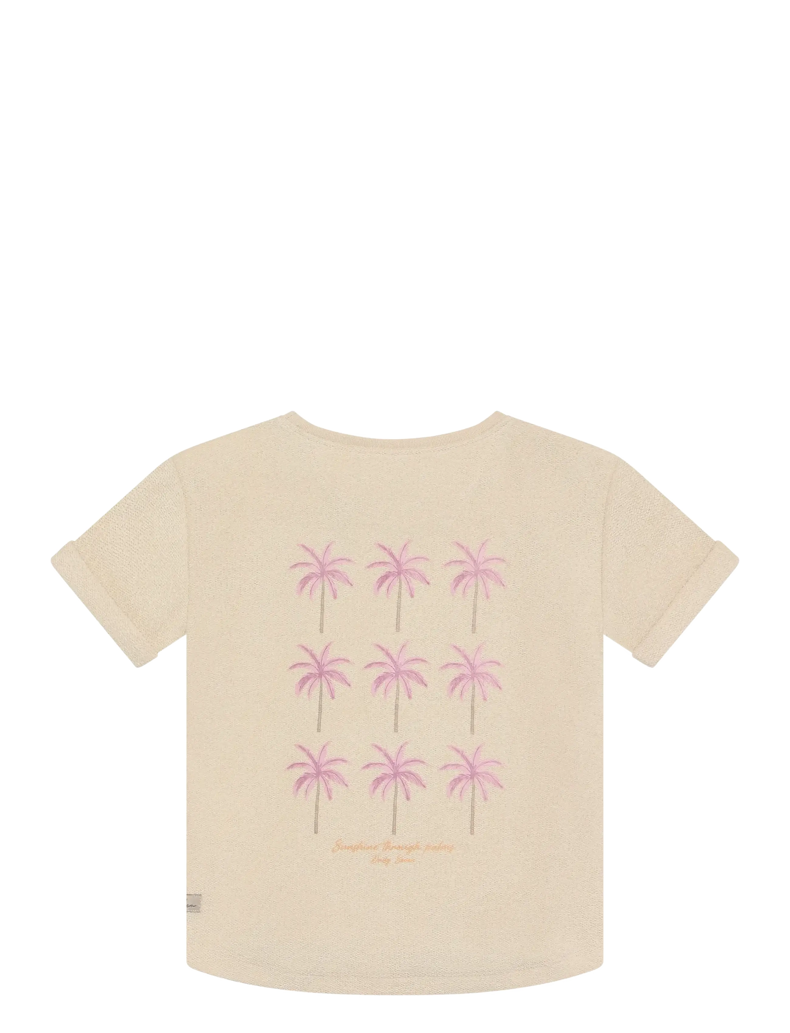 Daily 7 - T-shirt Backprint - kurzärmelige - sandshell - 2
