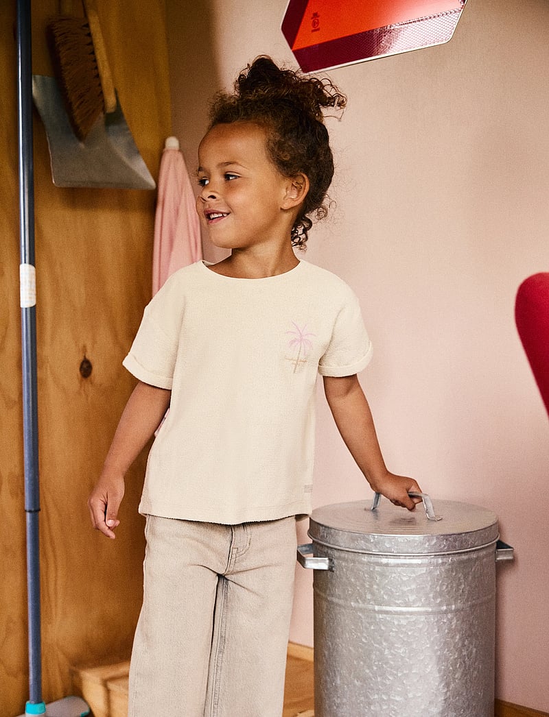 Daily 7 - T-shirt Backprint - kortärmade t-shirts - sandshell - 0