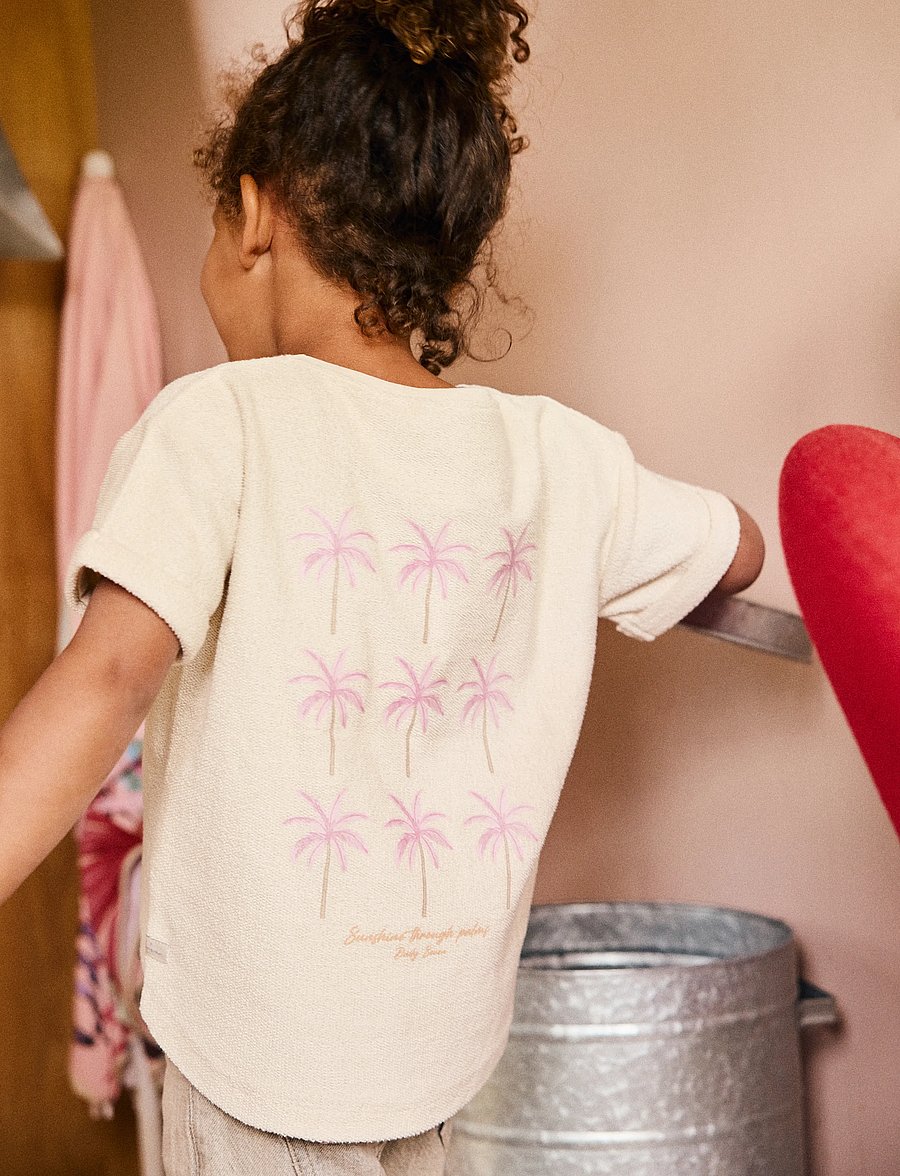 Daily 7 - T-shirt Backprint - short-sleeved t-shirts - sandshell - 3