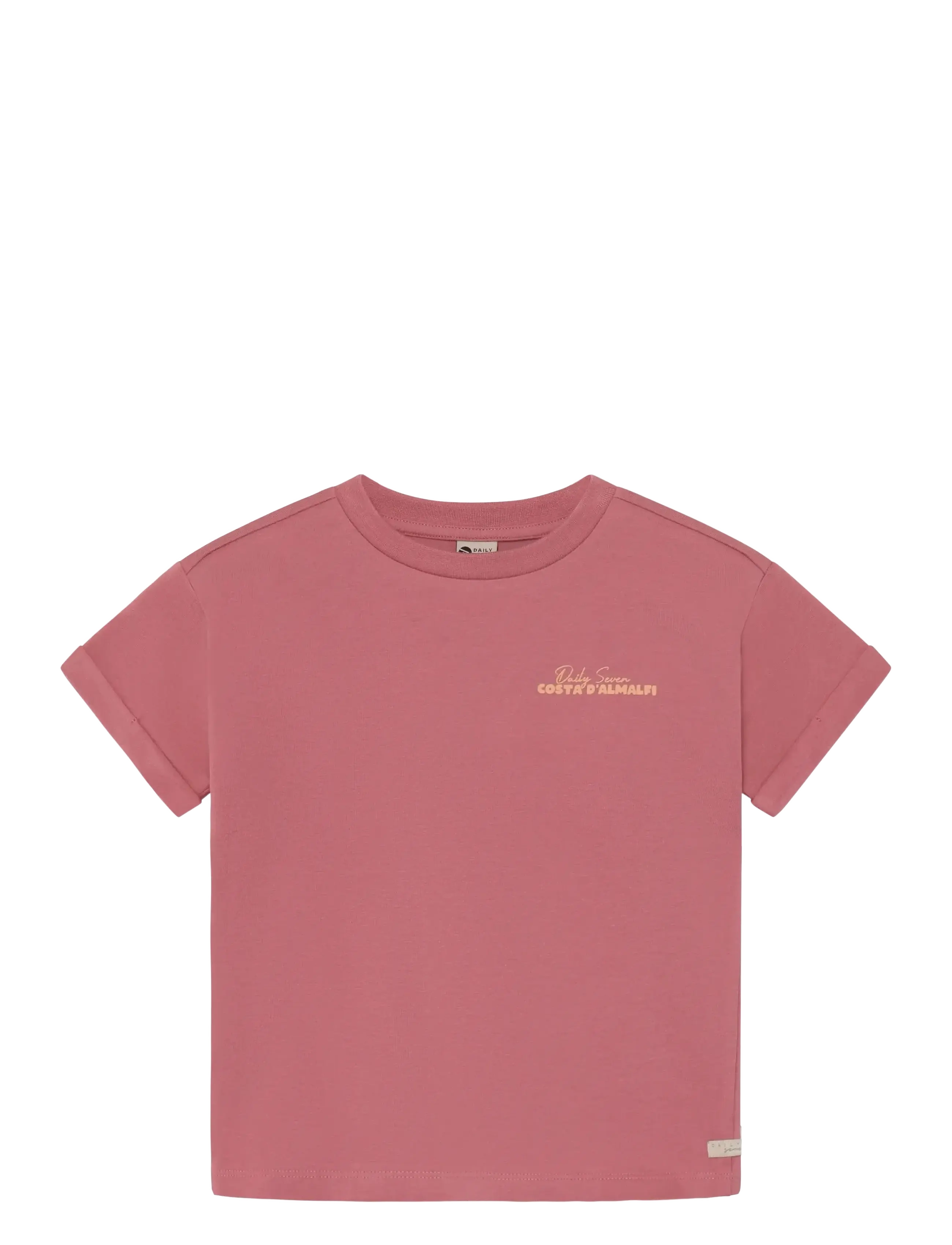 DAILY 7 T-Shirt Backprint Pink - 128 - Kinder