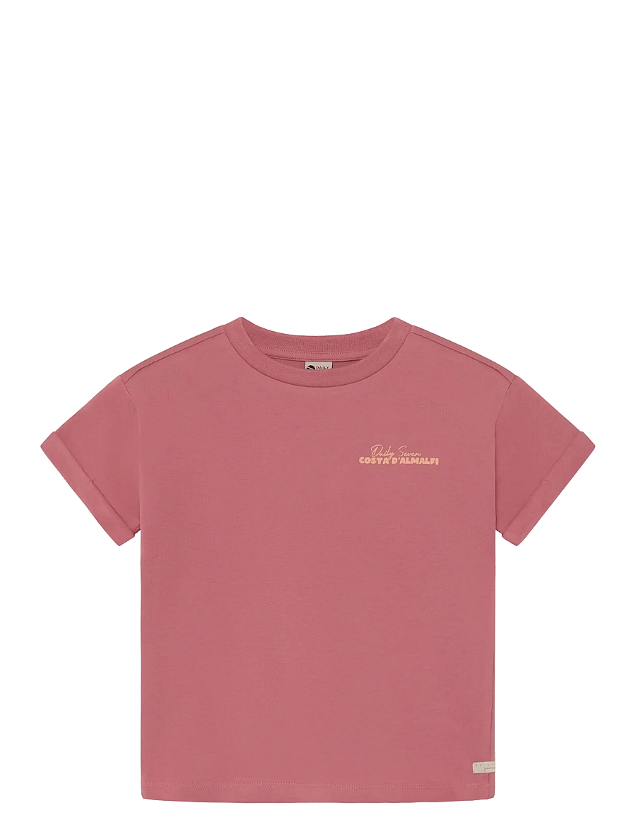Daily 7 - T-shirt Backprint - short-sleeved t-shirts - heather rose - 1