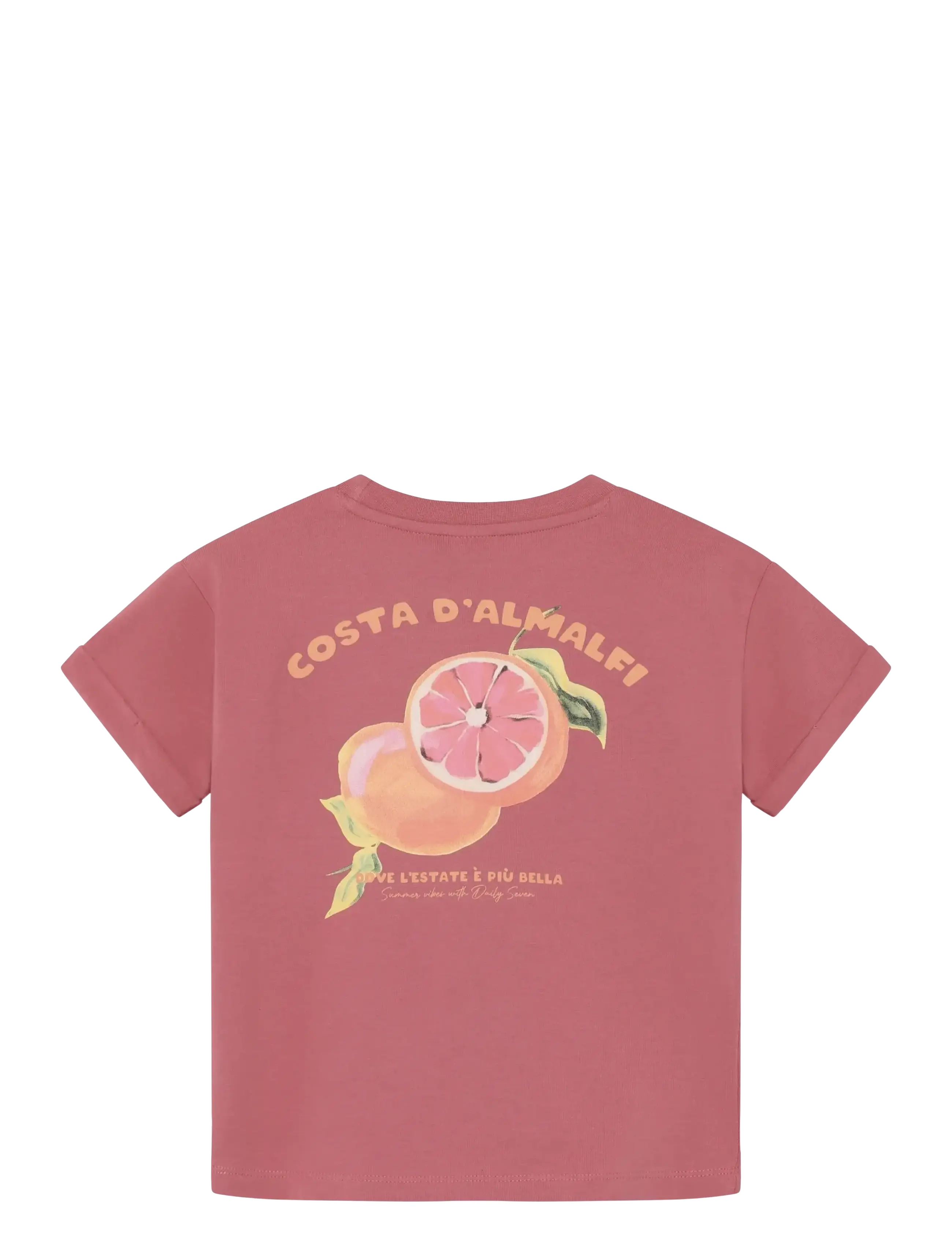 Daily 7 - T-shirt Backprint - kurzärmelige - heather rose - 2