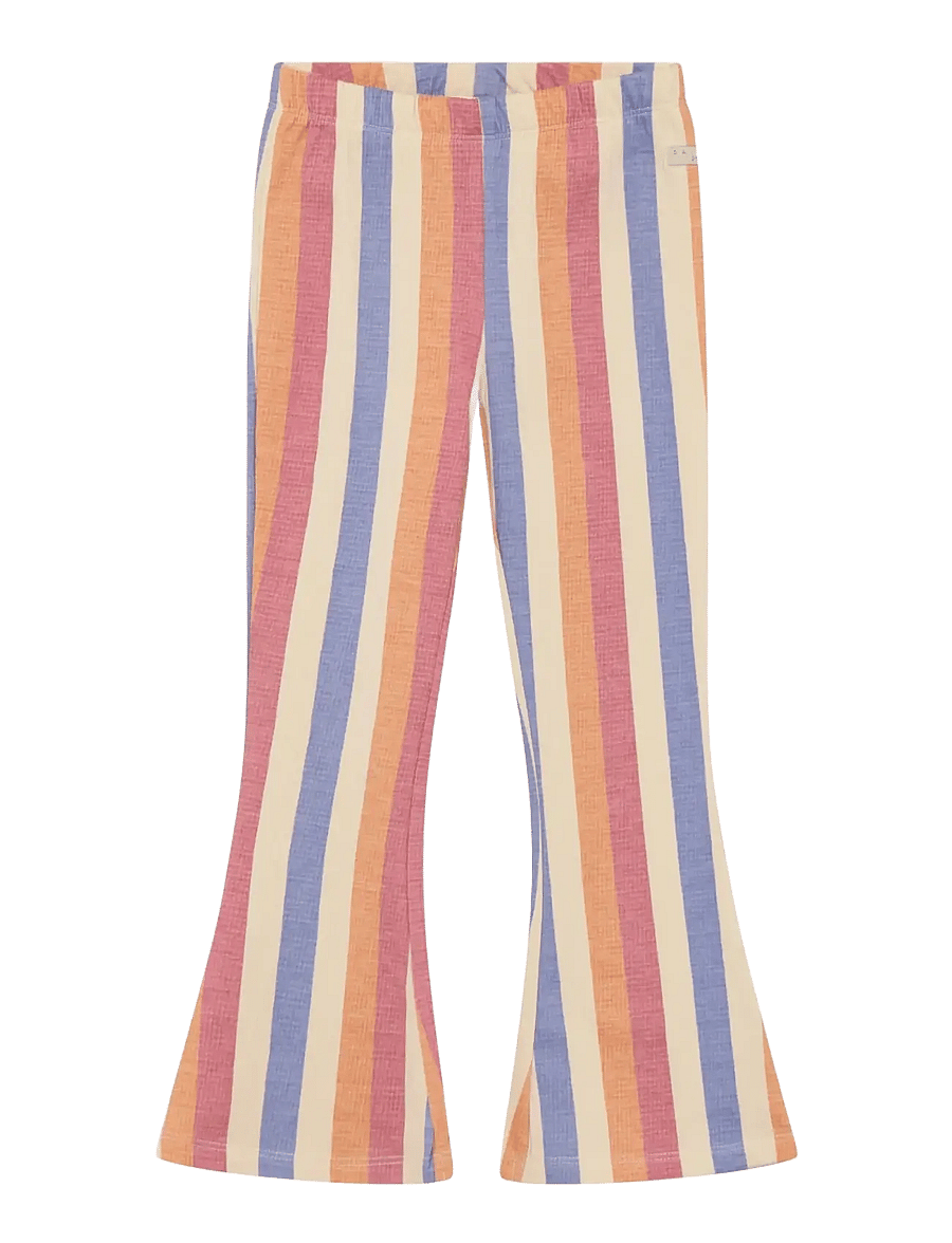 Daily 7 - Flared Legging Striped - leggings - heather rose - 0