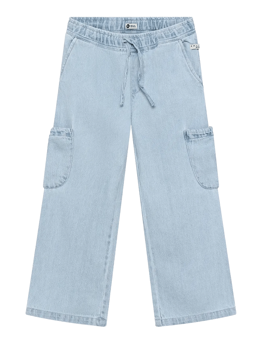 Daily 7 - Light weight Denim Pants - cargohosen - light denim blue - 1