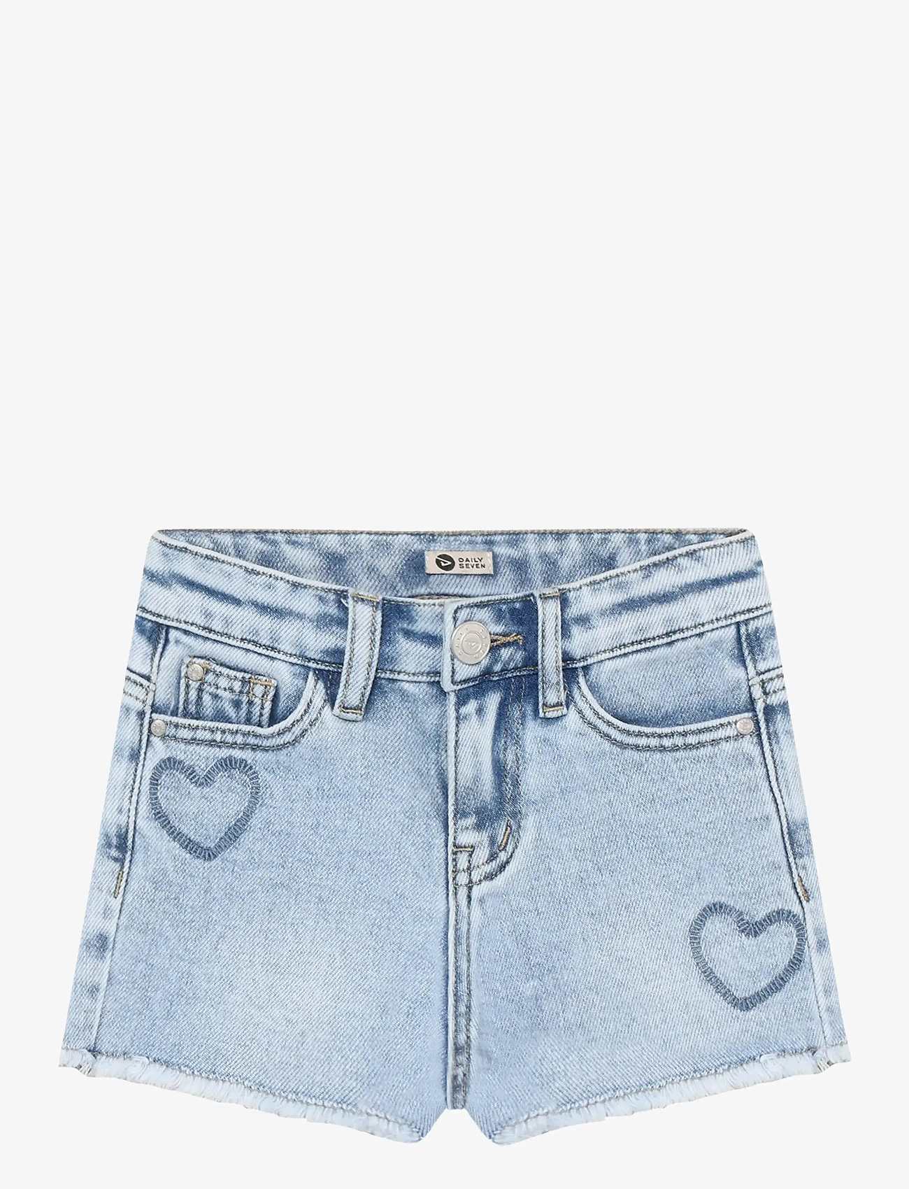 Daily 7 - Denim Shorts Heart - denimshorts - blue denim - 1