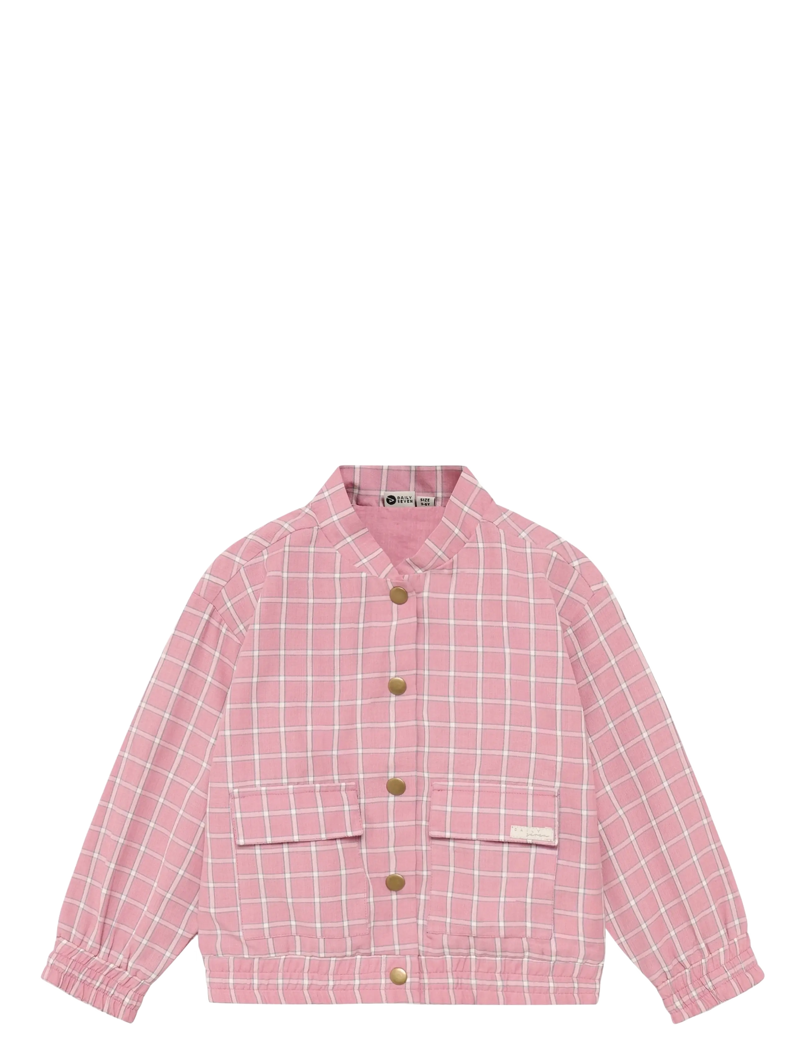 Daily 7 Check Jacket - Tagasi kooli - LILAS / pink/rose