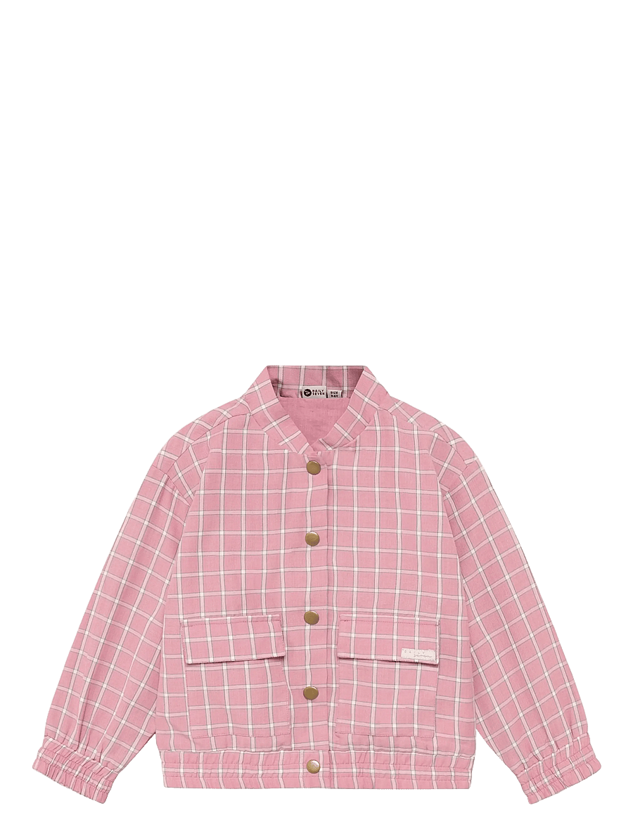 Daily 7 - Check Jacket - bomberjacken - lilas - 1
