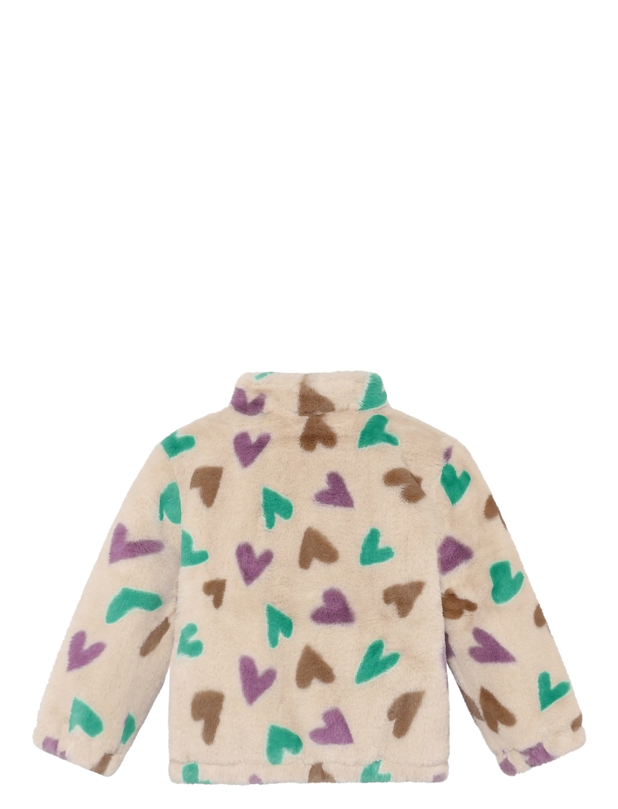 Daily 7 - Teddy Jacket Hearts - fleecejacken - sandshell - 2