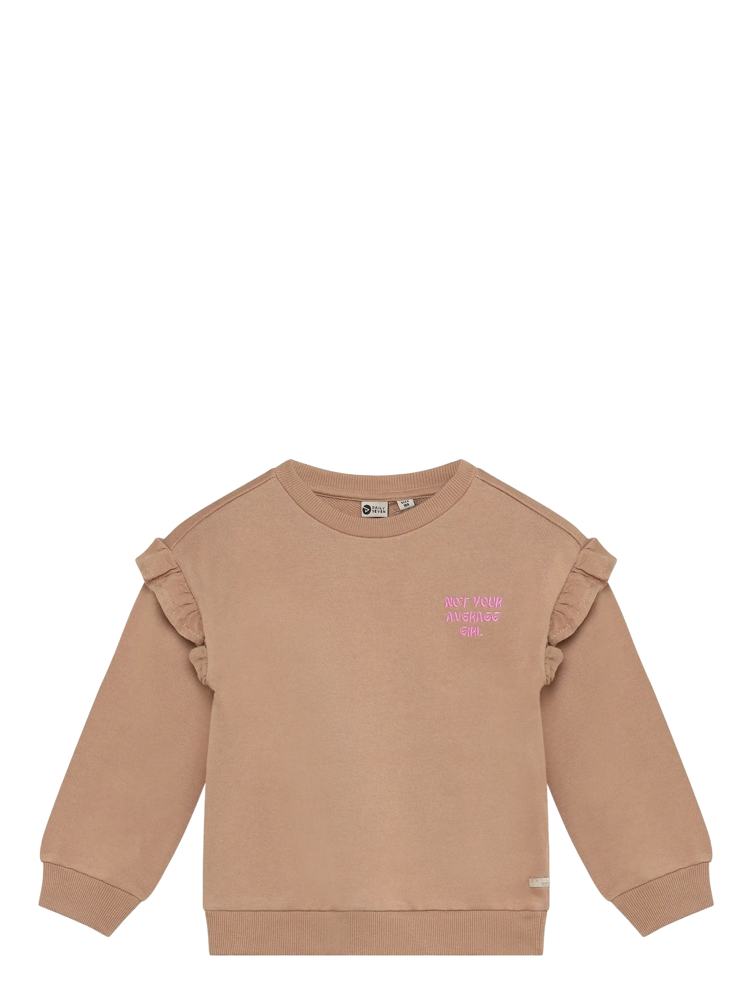 Daily 7 Sweater Backprint Ruffle - Tagasi kooli - AFFOGAT / beige