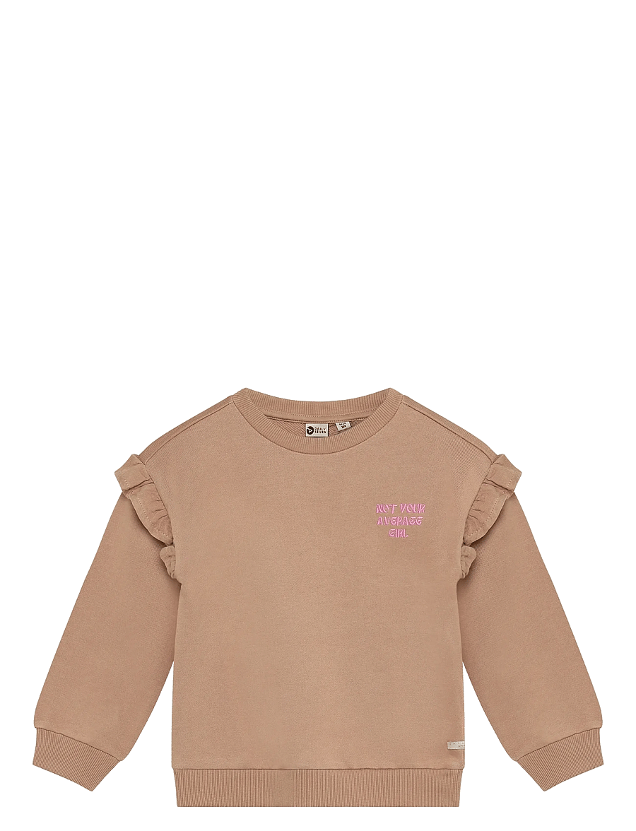 Daily 7 - Sweater Backprint Ruffle - dressipluusid - affogat - 0