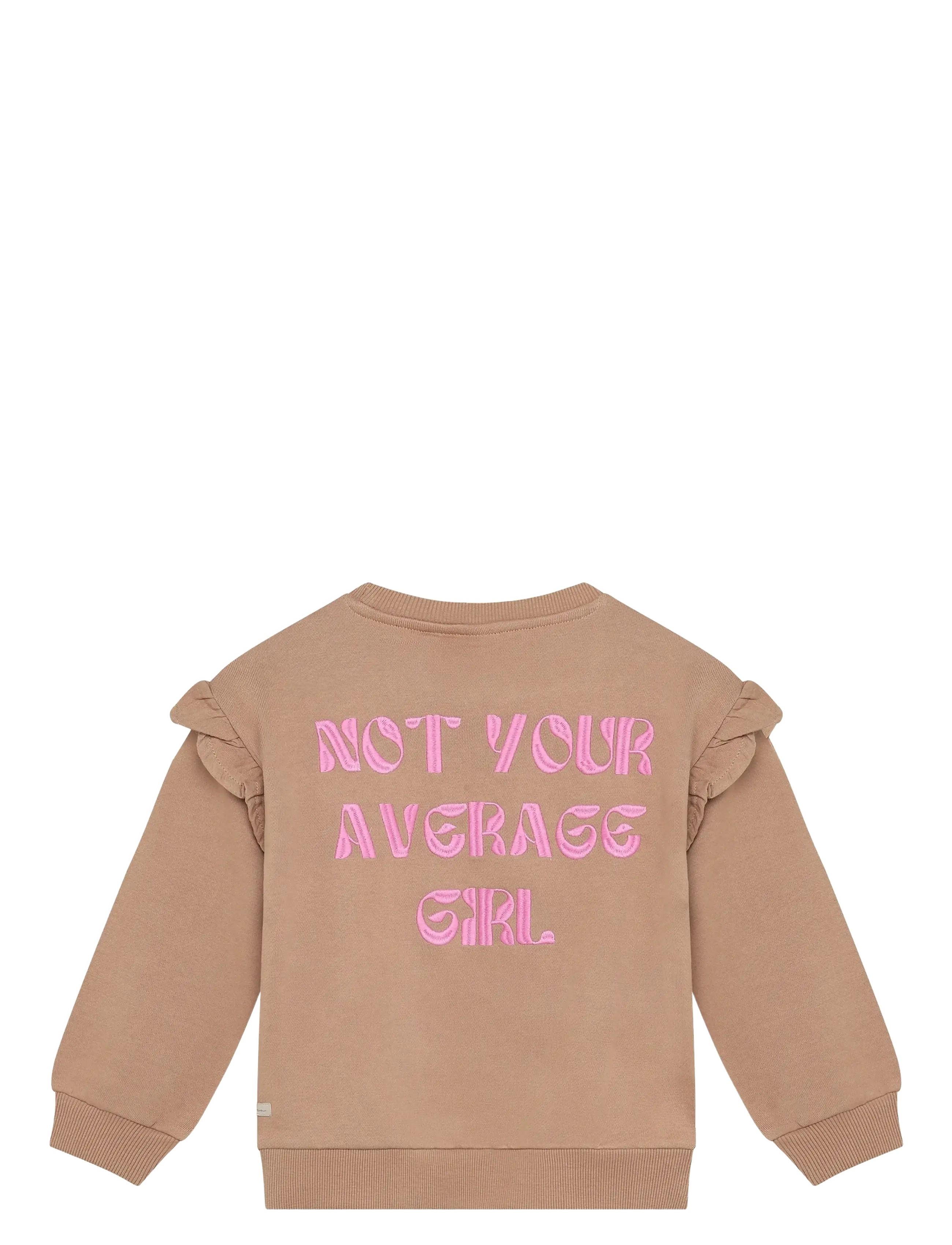 Daily 7 - Sweater Backprint Ruffle - dressipluusid - affogat - 1