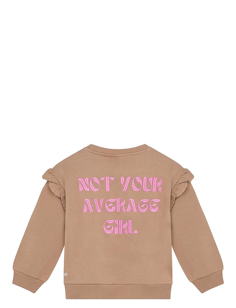 Daily 7 - Sweater Backprint Ruffle - dressipluusid - affogat - 1