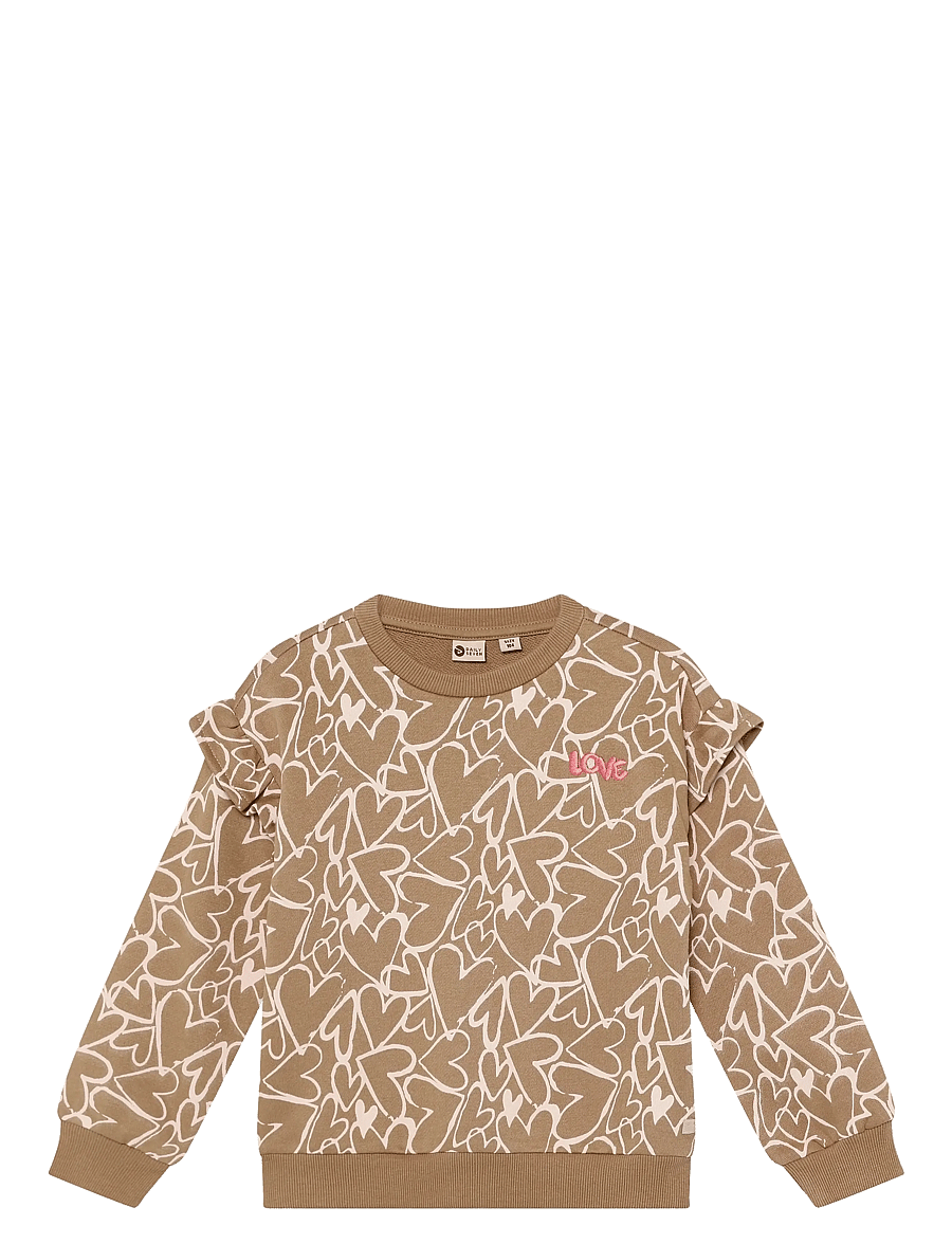 Daily 7 - Sweater Allover Print - neulepuserot - affogat - 0