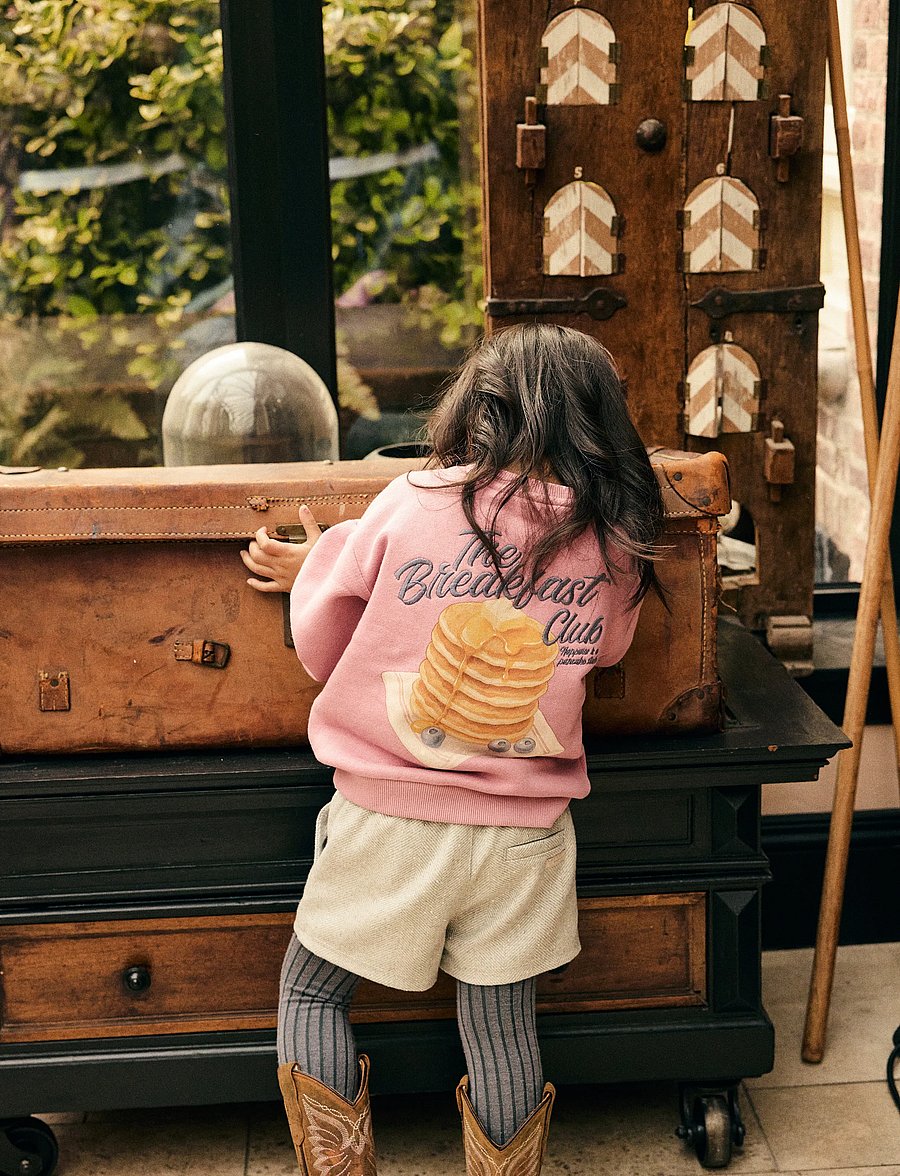 Daily 7 - Sweater Backprint - trøjer - lilas - 3