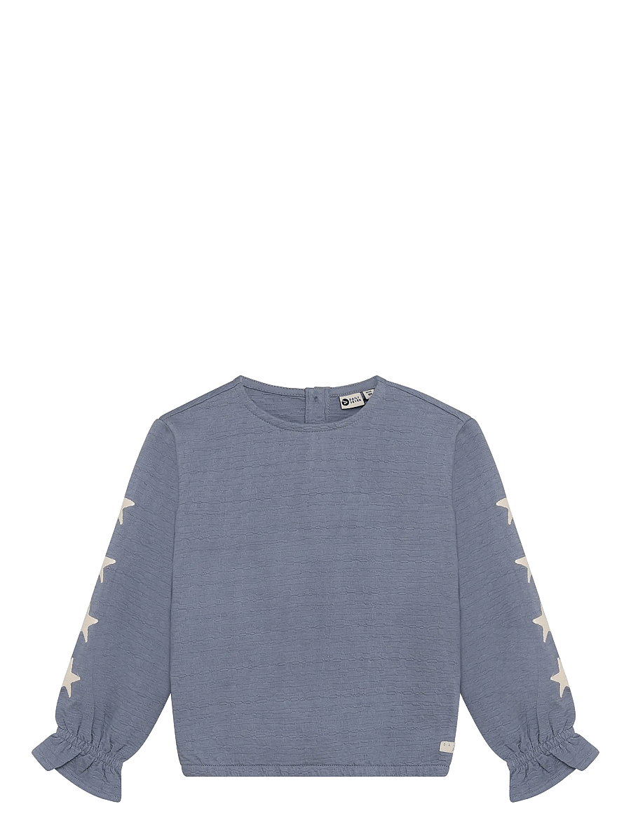 Daily 7 - T-shirt Longsleeve Stars - långärmade t-shirts - folkstone gray - 0
