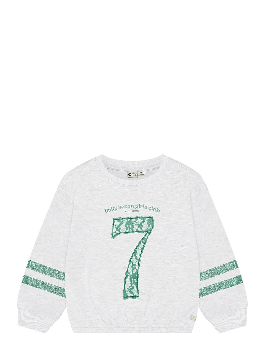 Daily 7 - T-shirt Longsleeve Seven - sweatshirts - light grey melange - 1
