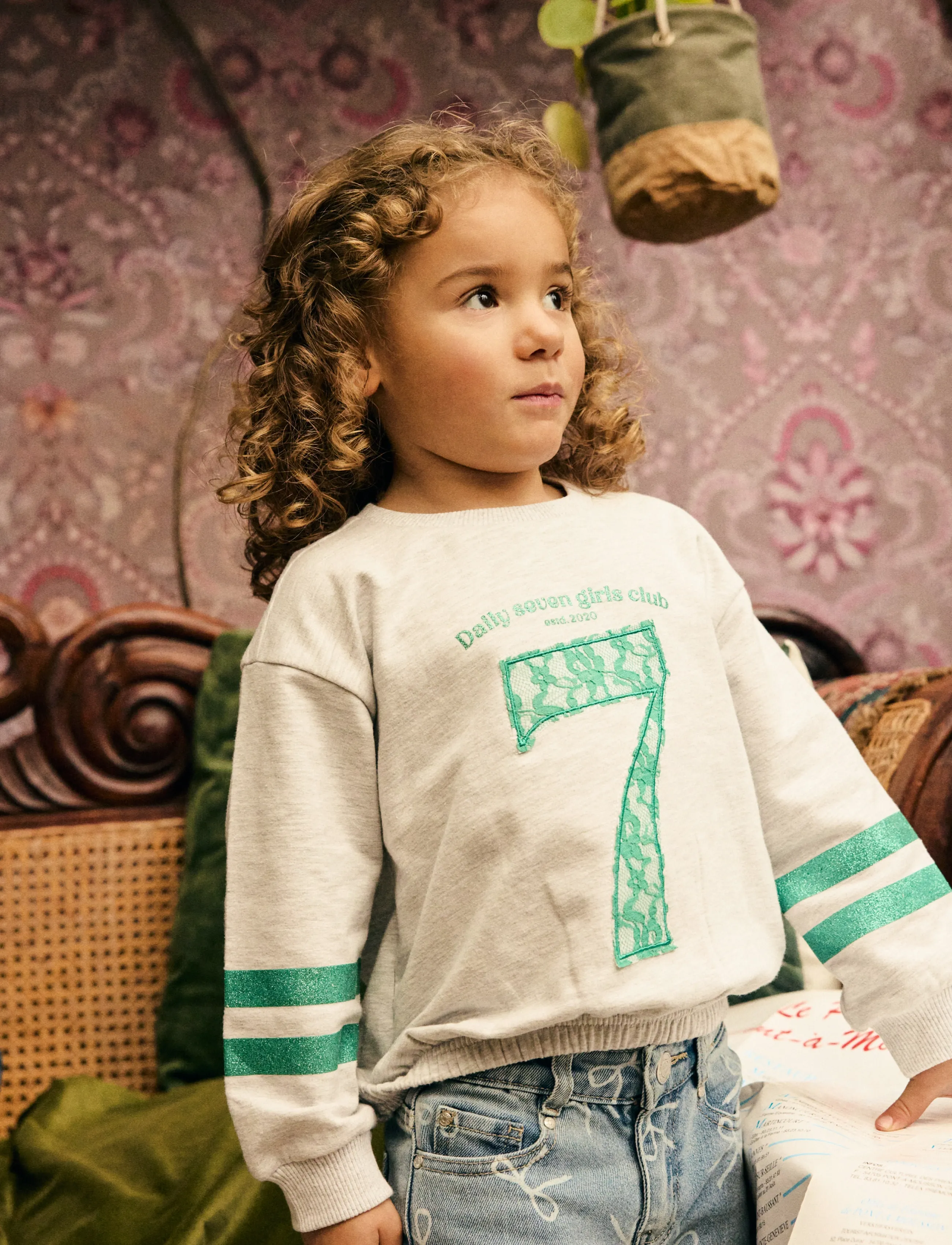 Daily 7 - T-shirt Longsleeve Seven - light grey melange - 3