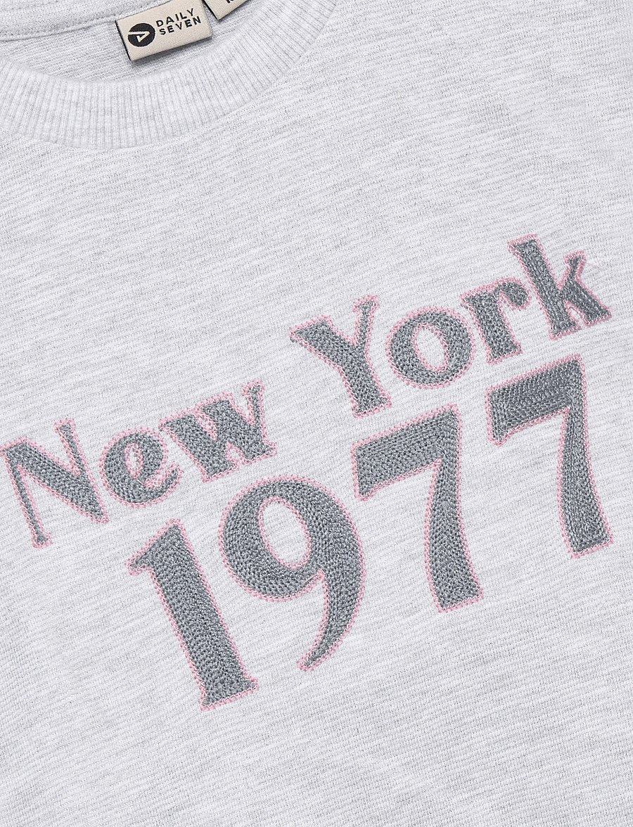 Daily 7 - T-shirt Artwork - kurzärmelige - light grey melange - 4