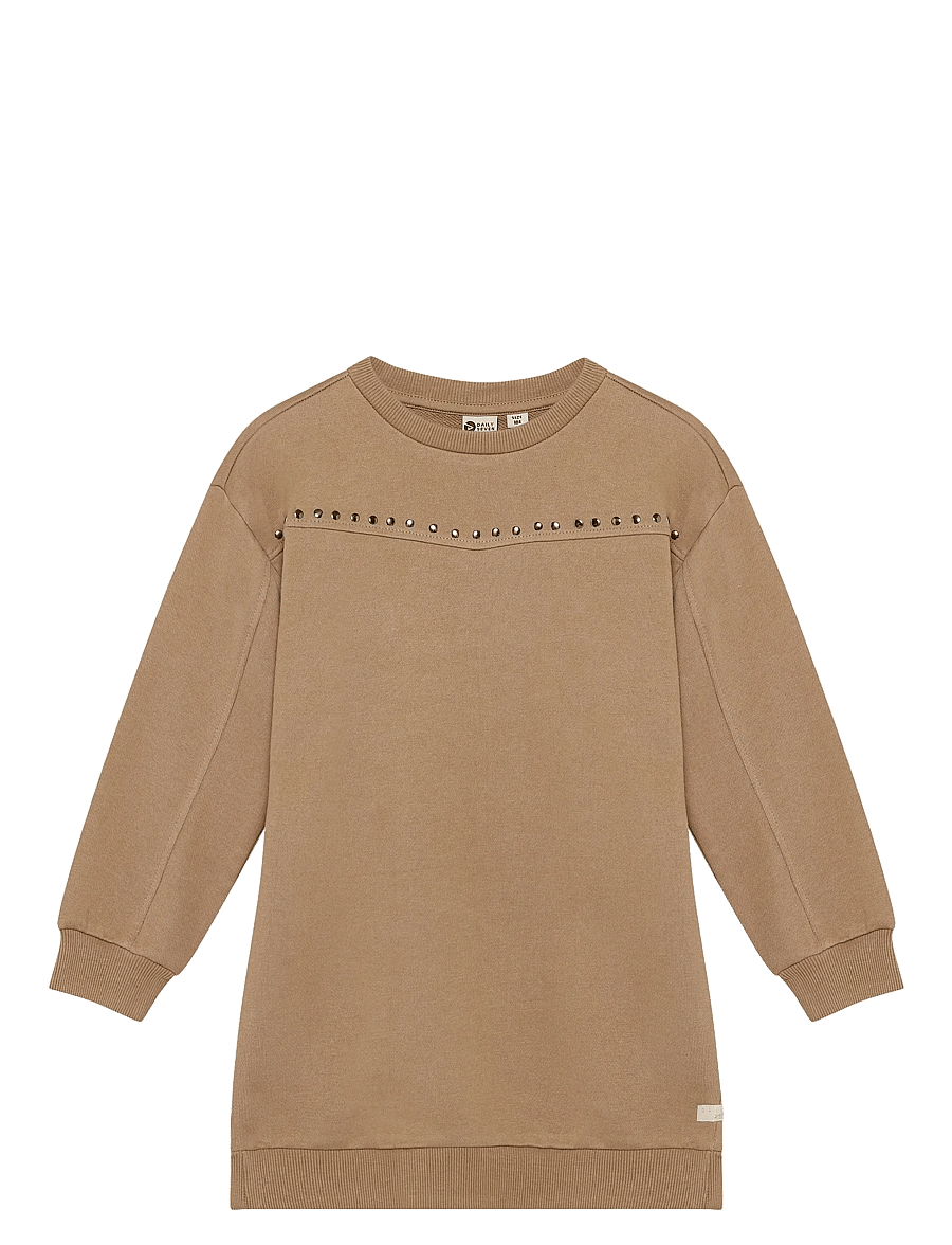 Daily 7 - Sweat Dress Longsleeve - robes décontractées à manches longues - affogat - 0