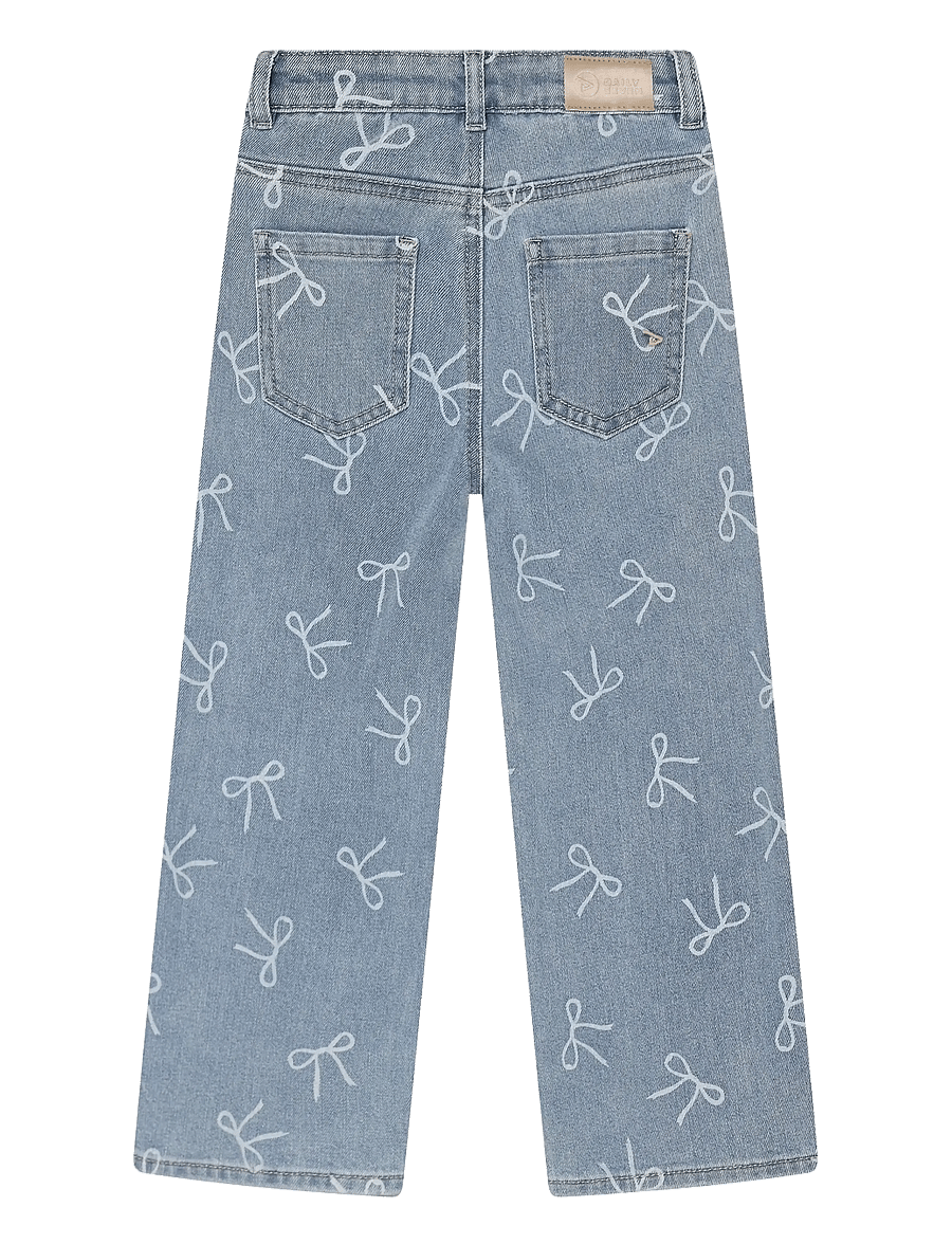 Daily 7 - Denim Wide Fit Bow - brede jeans - denim - 2