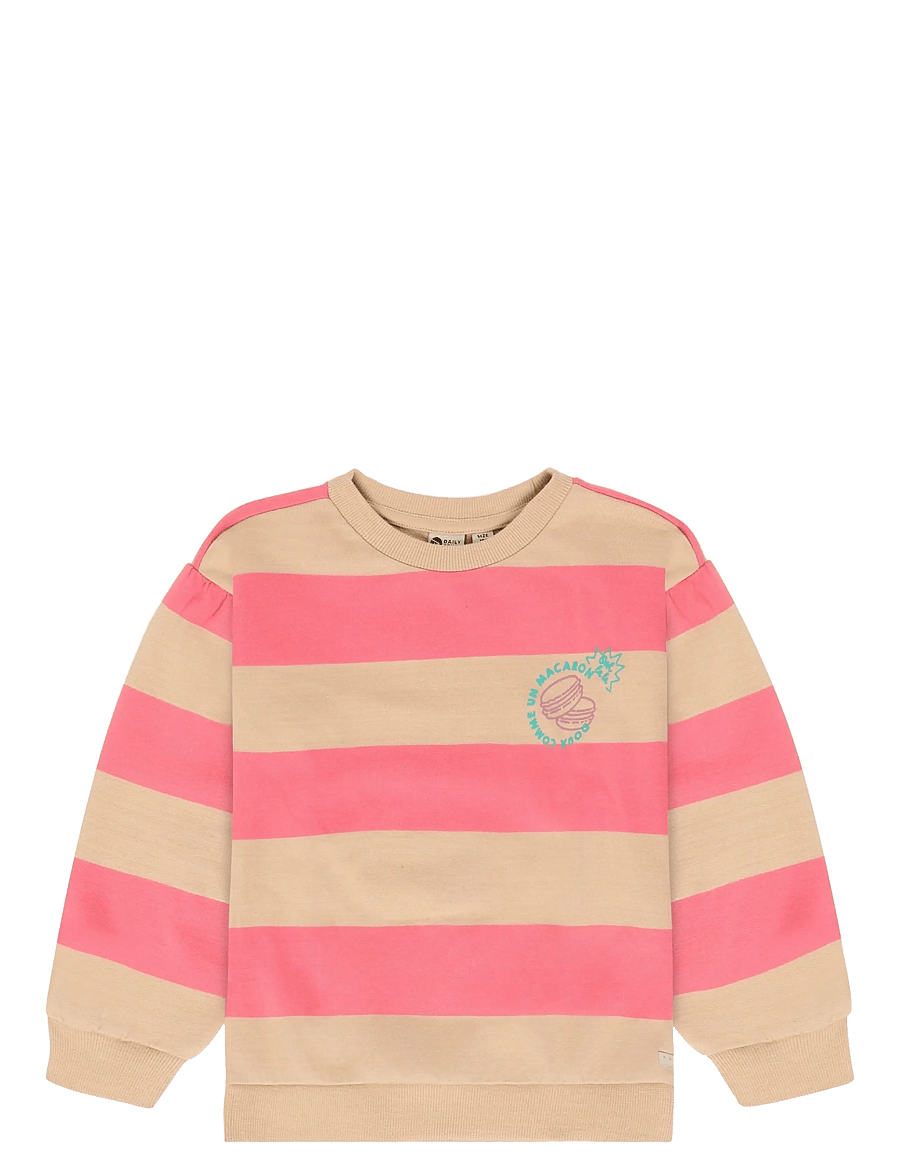 Daily 7 - Sweater Big Stripe - sweatshirts - ginger root - 1
