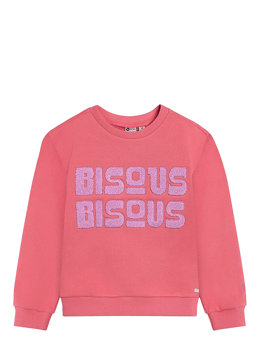 Daily 7 - Sweater Bisous - sweatshirts - desert rose - 1