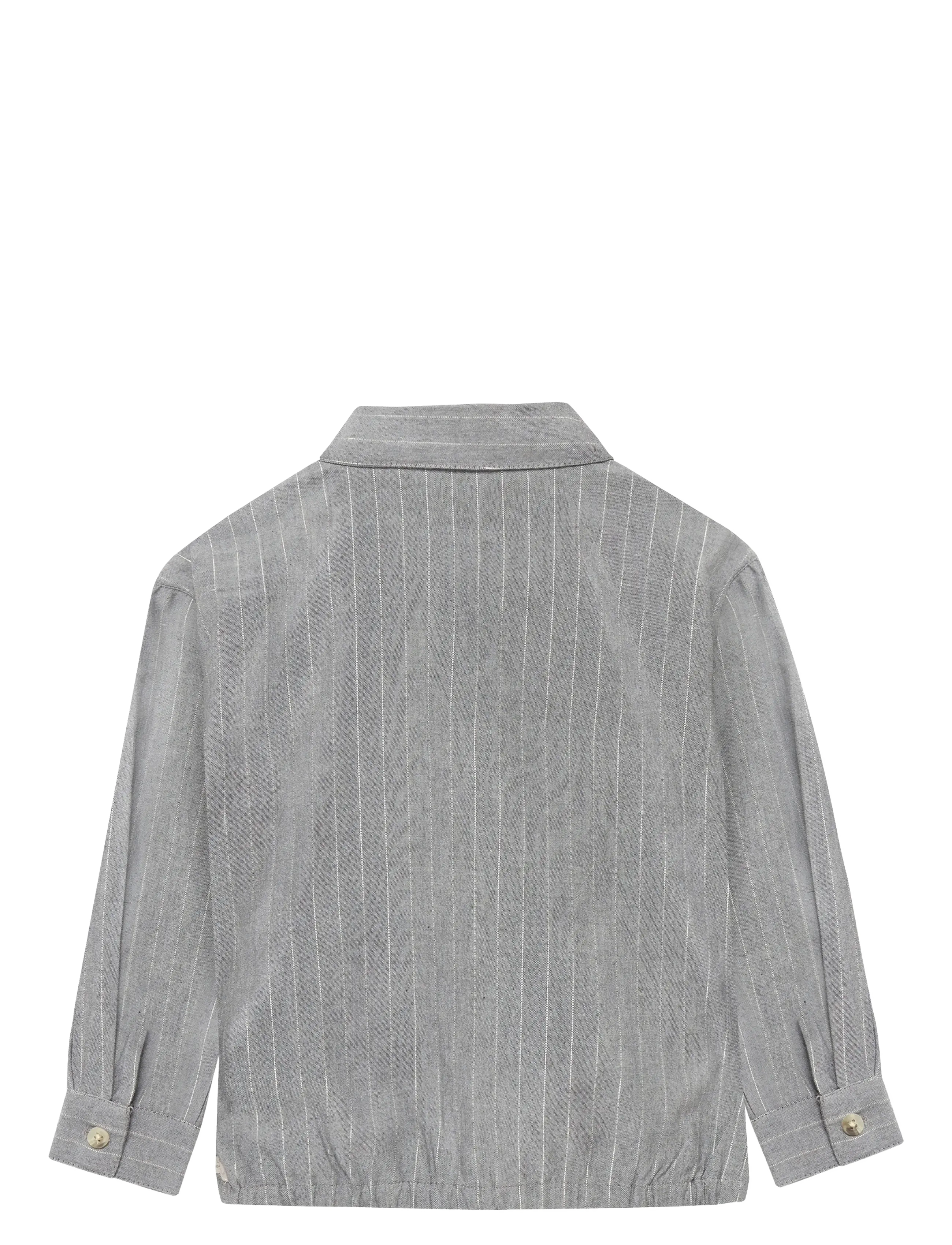 Daily 7 - Shirt Longsleeve Pinstripe - langärmlige hemden - mid grey melange - 2