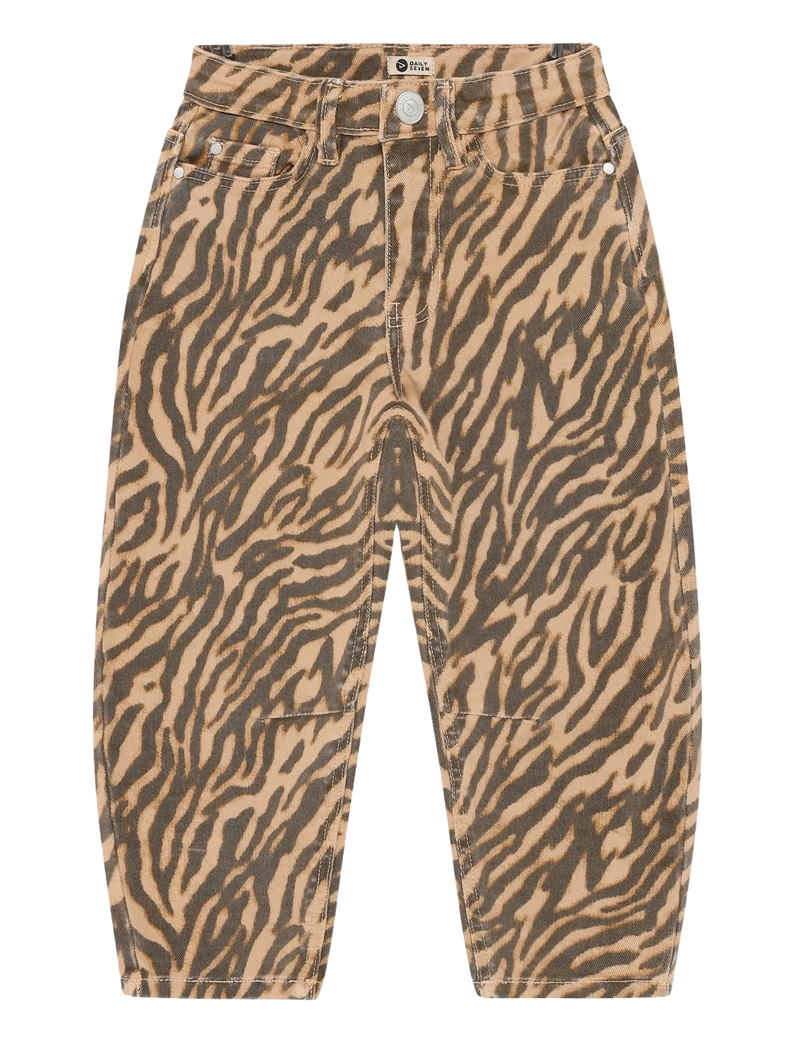 Daily 7 - Barrel Fit Animal - tapered jeans - ginger root - 1