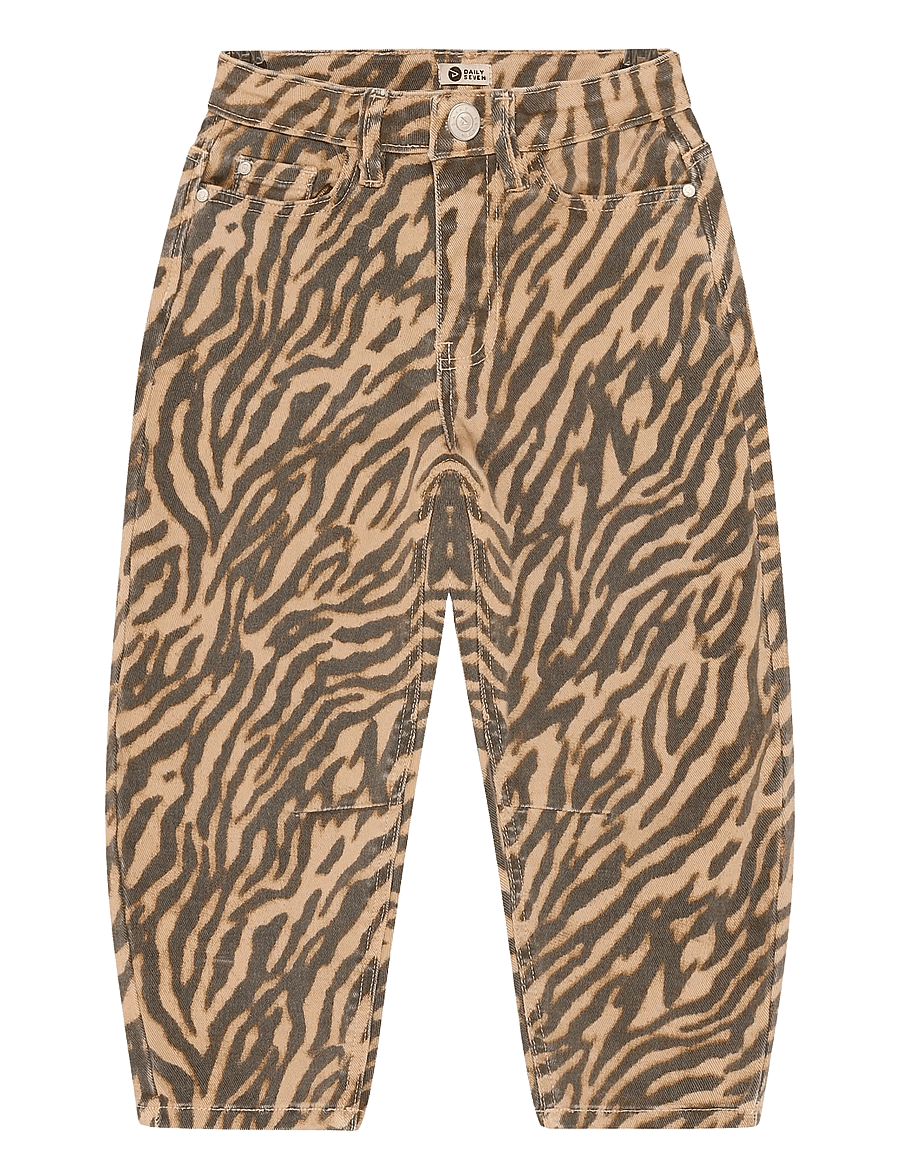 Daily 7 - Barrel Fit Animal - tapered jeans - ginger root - 1