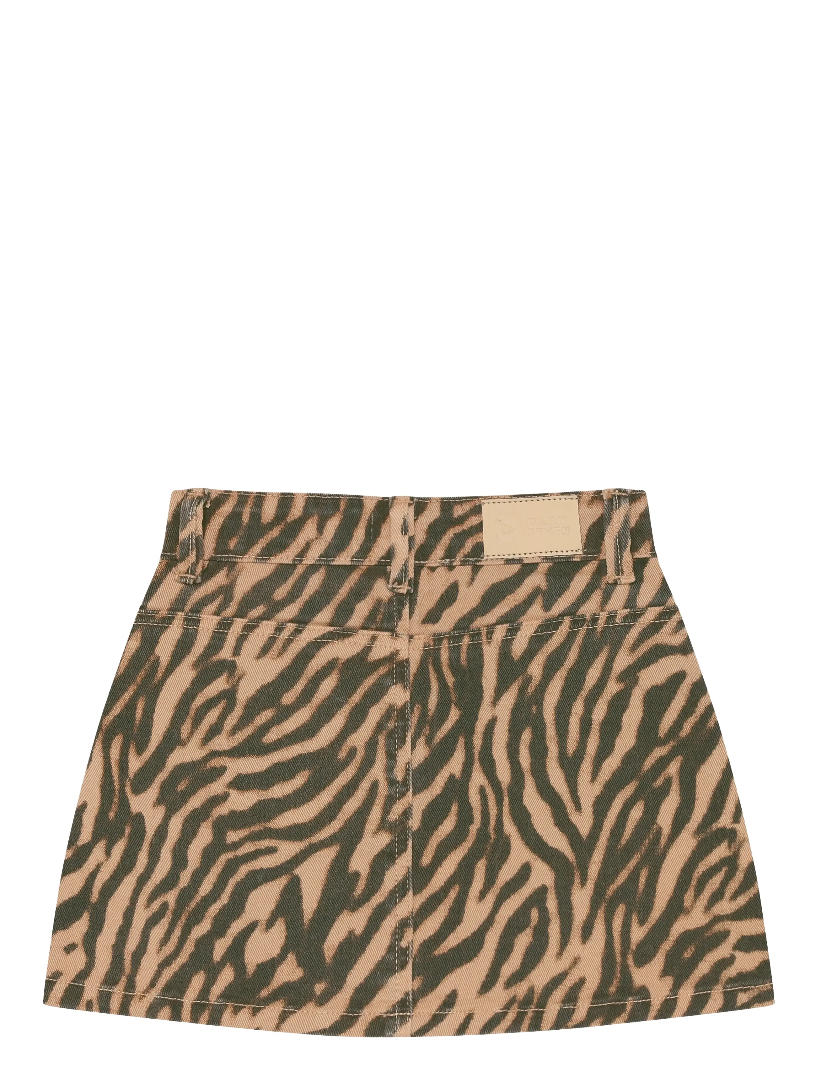 Daily 7 - Animal Skirt - denimnederdele - ginger root - 1