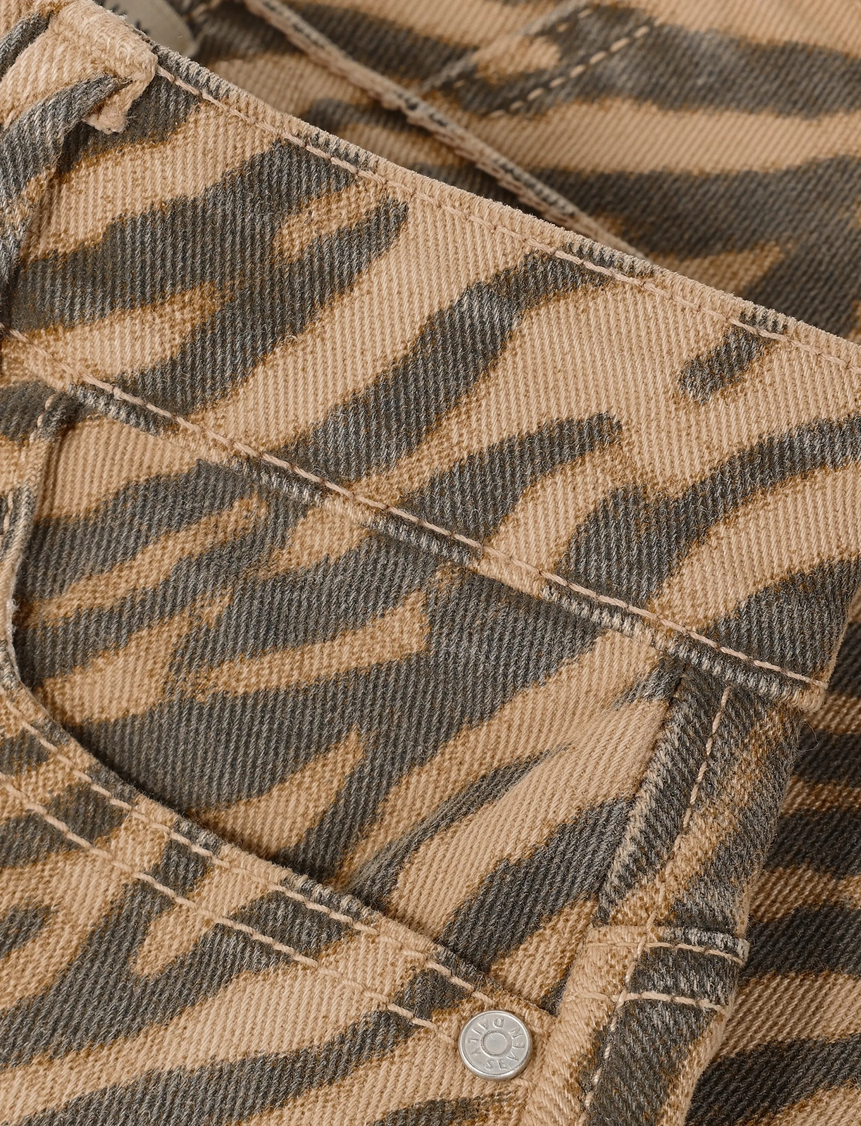 Daily 7 - Animal Skirt - denimnederdele - ginger root - 2