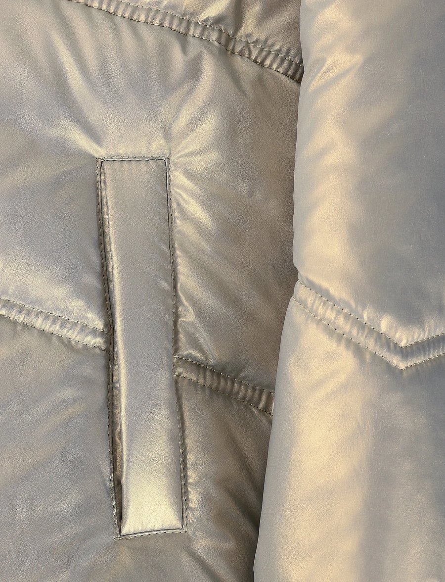 Daily 7 - Metallic Jacket - vinterjackor - champagne beige - 4