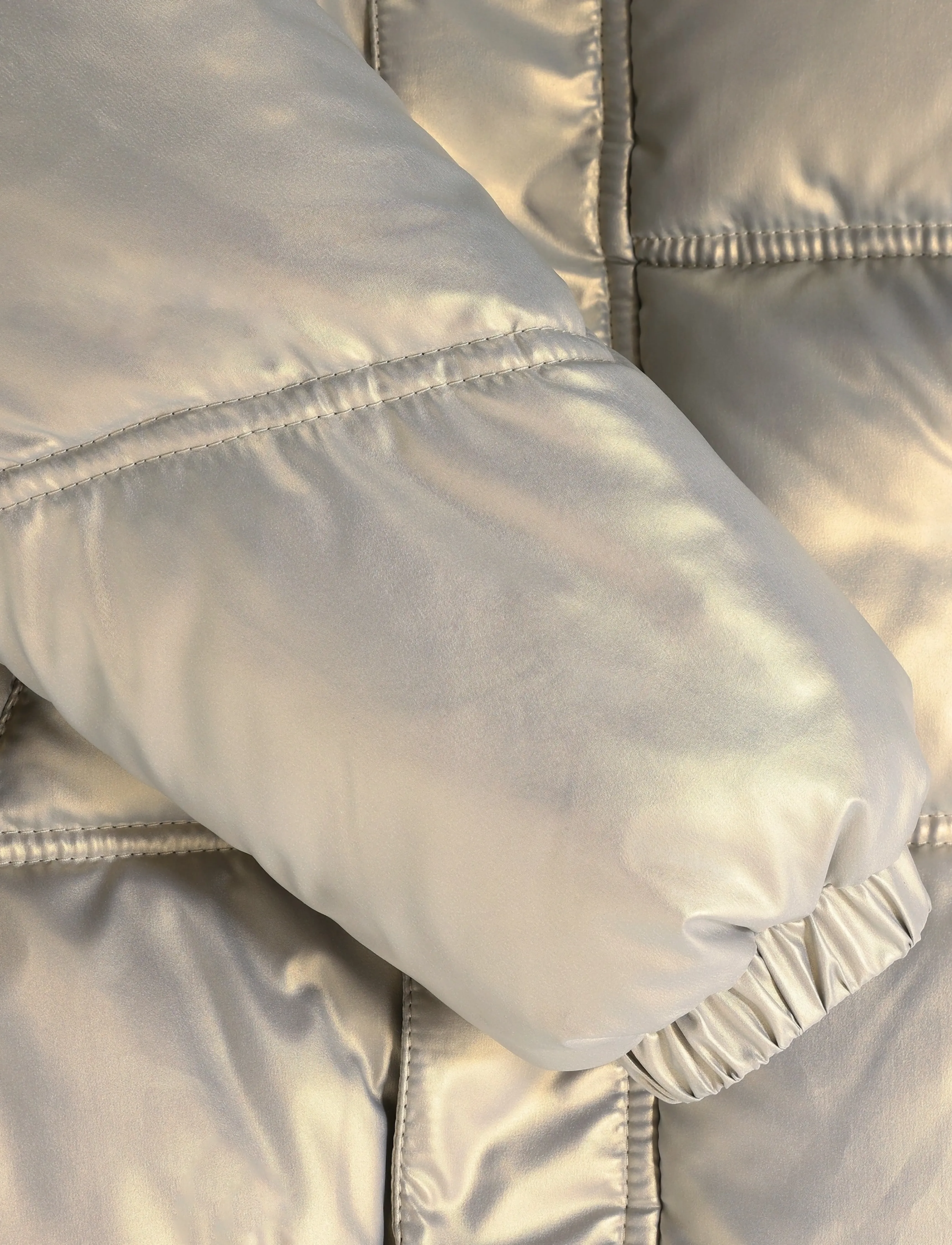 Daily 7 - Metallic Jacket - vinterjackor - champagne beige - 5
