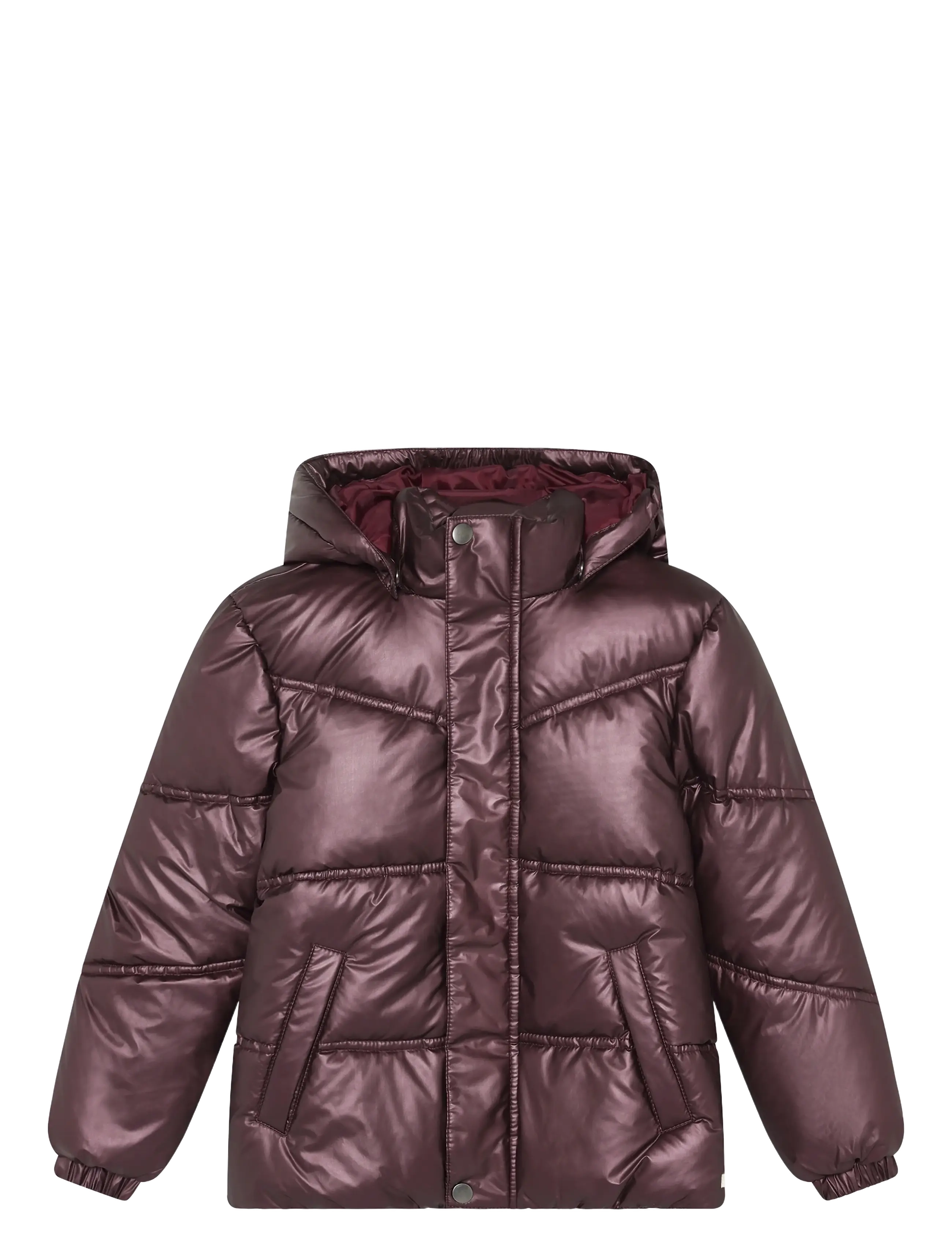Daily 7 Metallic Jacket - Vinterkläder - HUCKLEBERRY / burgundy