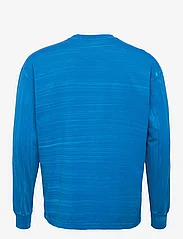 Daily Paper - nairo ls t-shirt - laisvalaikio marškinėliai - blue stripe wash - 1