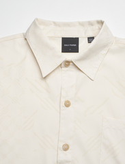 Daily Paper - piam ss shirt - kortermede skjorter - egret white - 2
