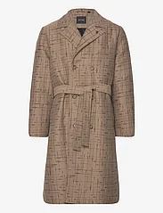 Daily Paper - rashawn long jacket - lietpalčiai - oxford beige/brown - 0