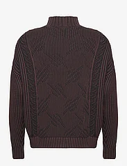 Daily Paper - rajab sweater - džemperi ar augstu apkakli - metal grey / black - 1