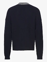 Daily Paper - roshaun sweater - v-hals - deep navy - 1
