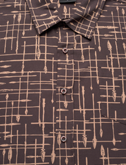 Daily Paper - ramzo ls shirt - kasdienio stiliaus marškiniai - iron taupe - 2