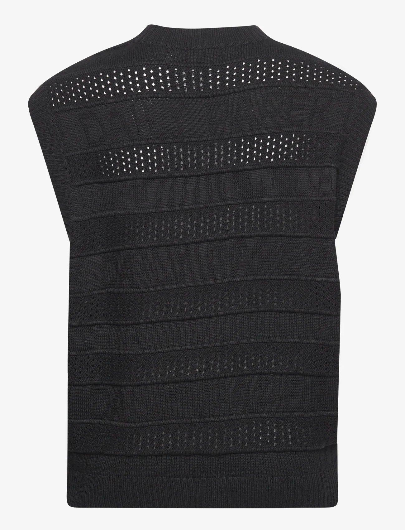 Daily Paper - rashidi spencer - knitted vests - black - 1