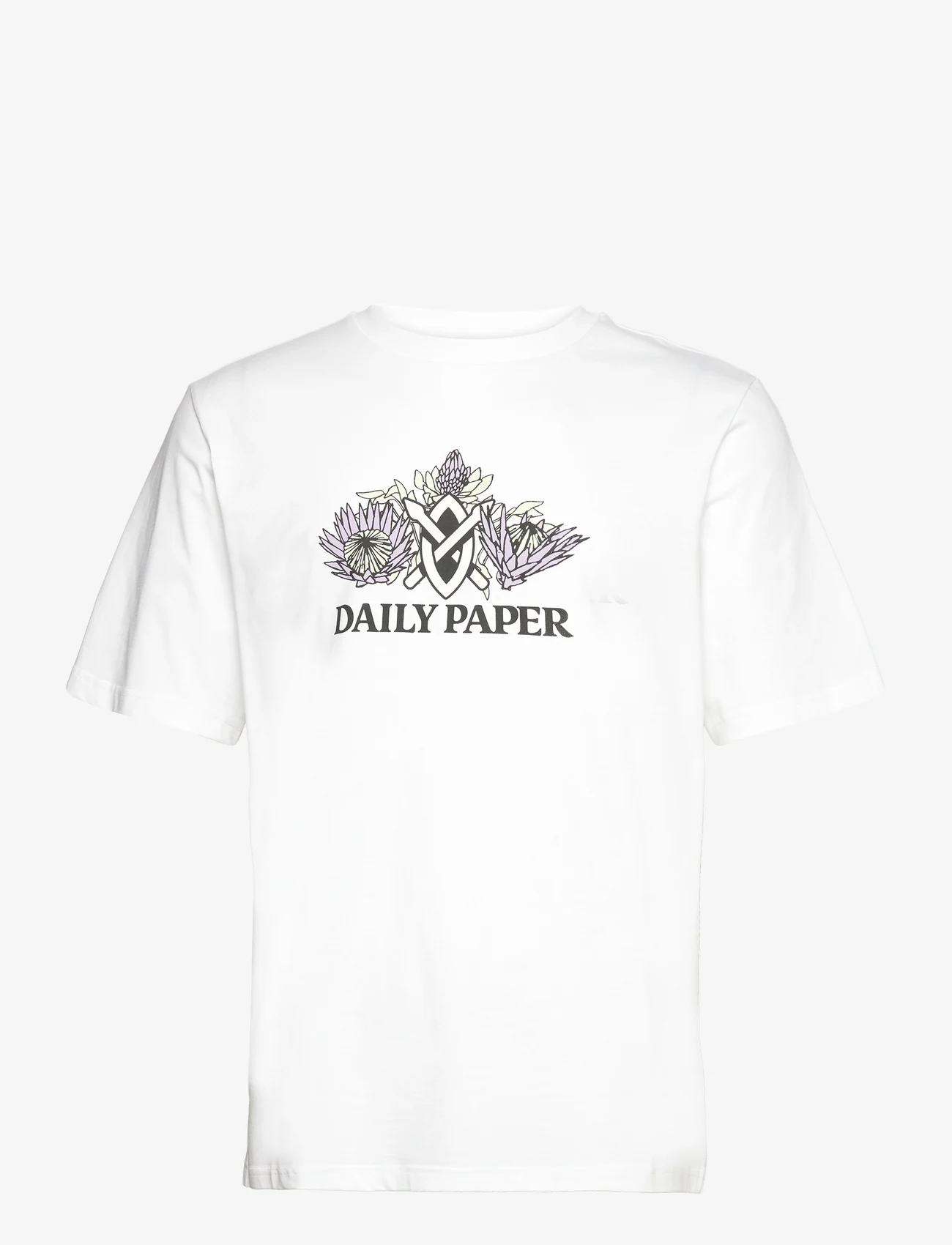Daily Paper - ratib ss t-shirt - marškinėliai trumpomis rankovėmis - white - 0
