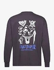 Daily Paper - rami ls t-shirt - langärmelig - deep navy - 1