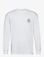 circle ls t-shirt - WHITE